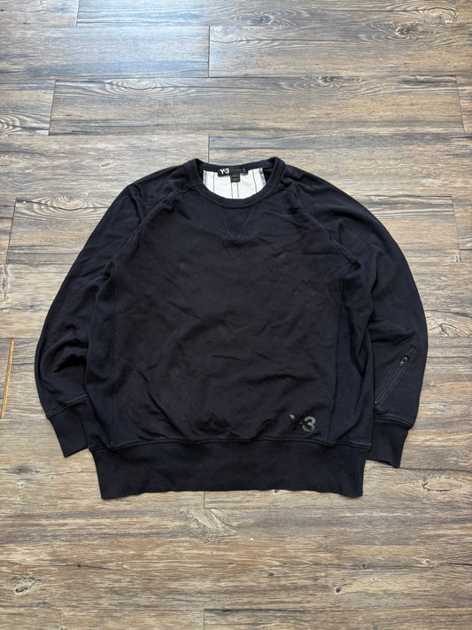 ADIDAS Y-3 KNIT ZIPPER SWEATER (L)