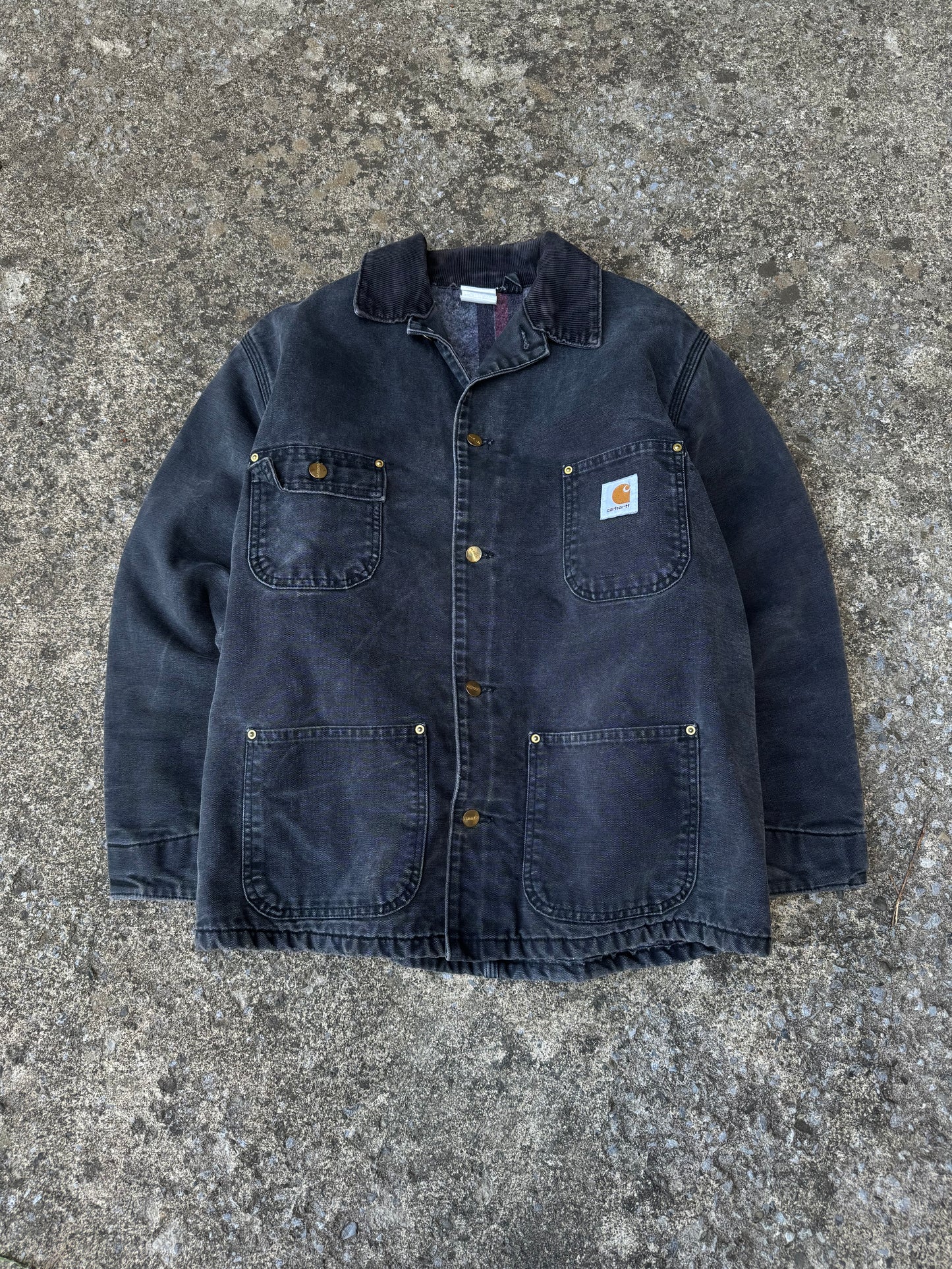 80s CARHARTT SHORE COAT (M)