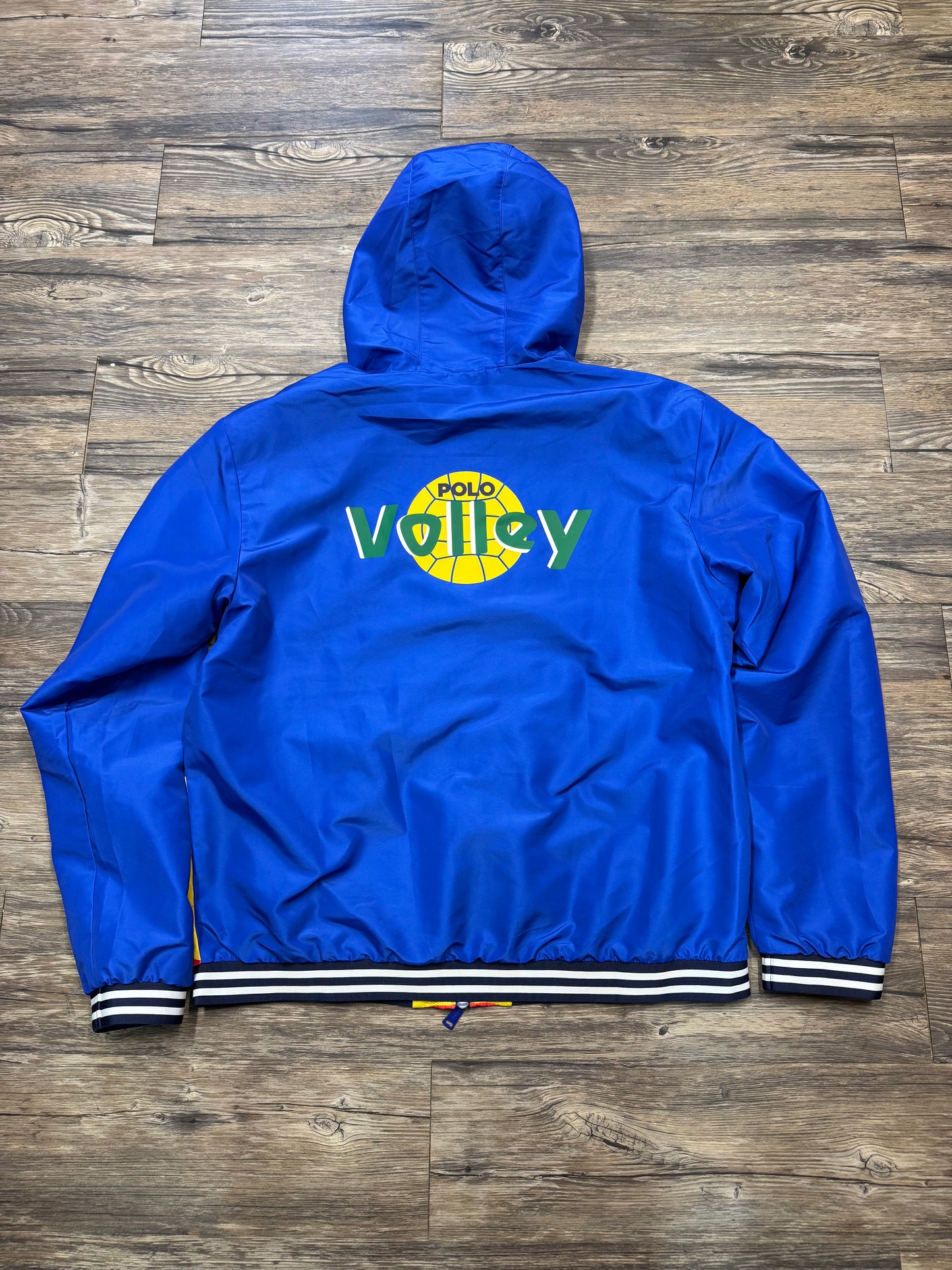 POLO RALPH LAUREN VOLLEY HOODED JACKET (L)
