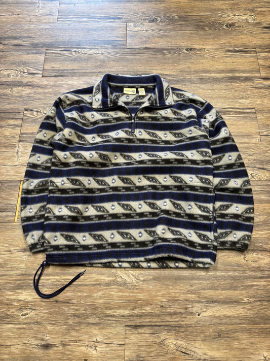 FIELDMASTER AZTEC FLEECE QUARTER-ZIP (M)