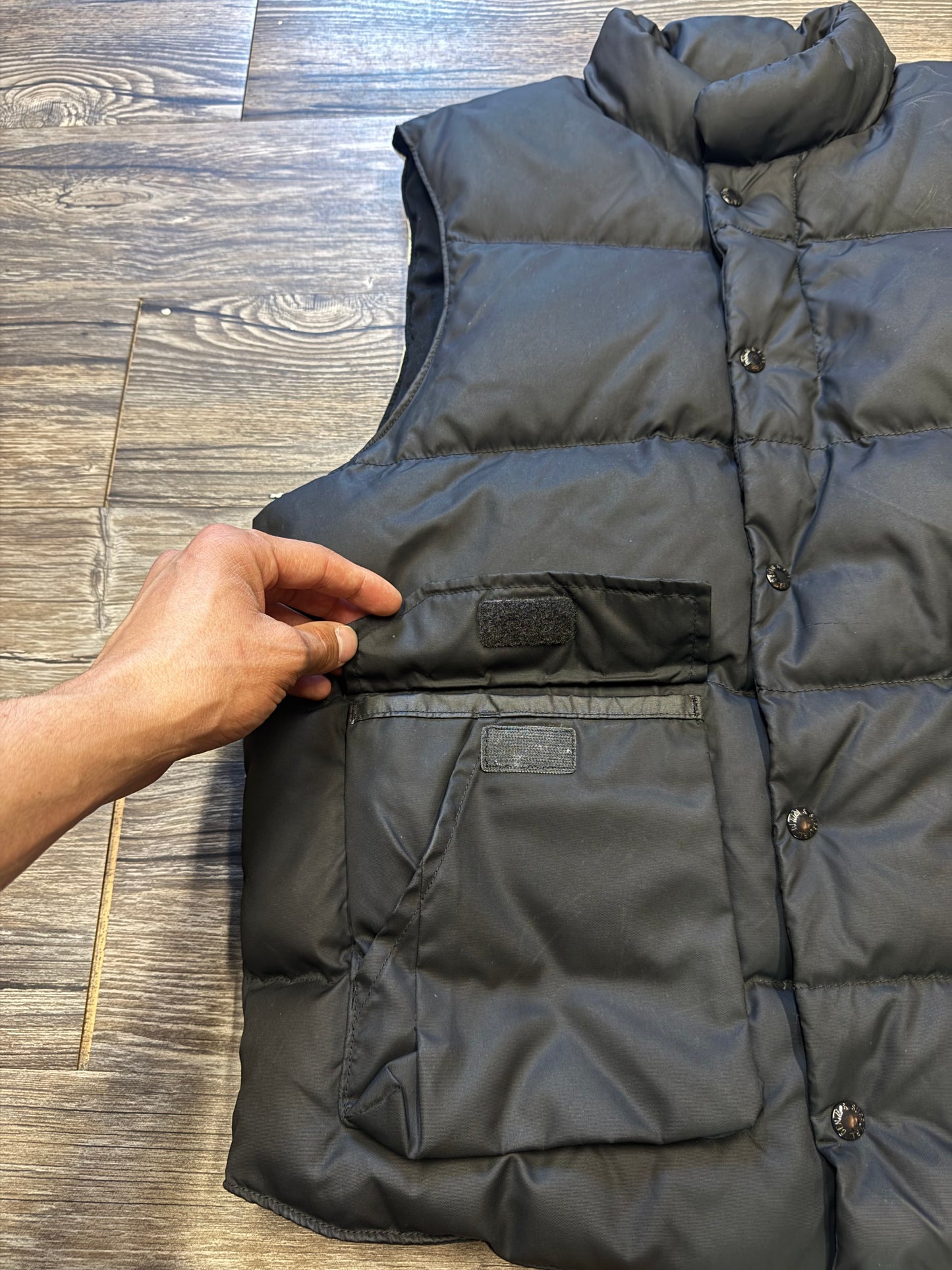 DENIM & SUPPLY RALPH LAUREN FLAG PUFFER VEST (L)
