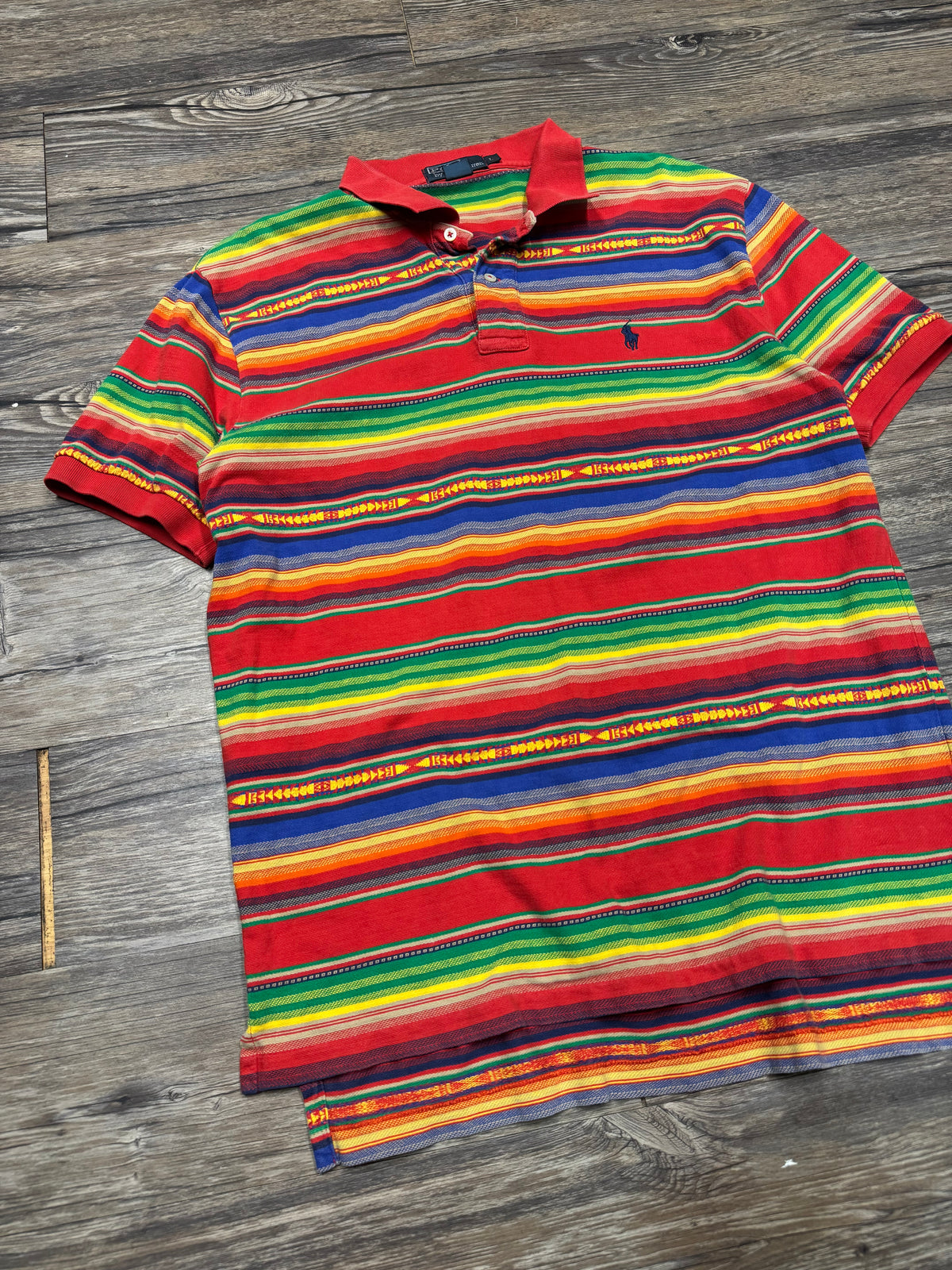 POLO RALPH LAUREN SMALL PONY AZTEC POLO (L)