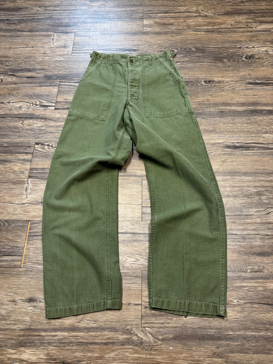 VINTAGE 70’S OG 107 MILITARY ARMY PANTS (30)