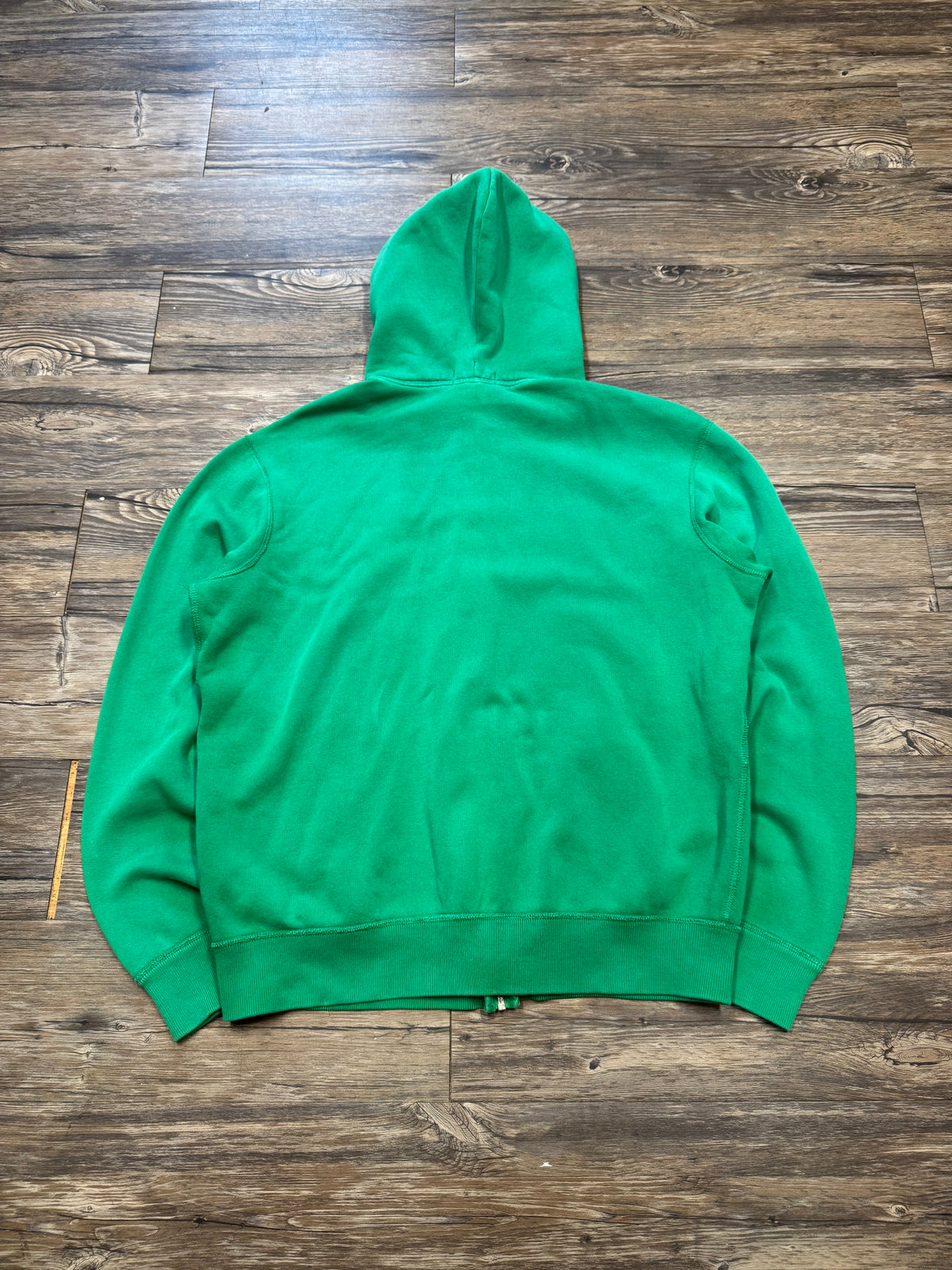 POLO RALPH LAUREN LUCKY GREEN CLASSIC ZIP UP HOODIE (L)