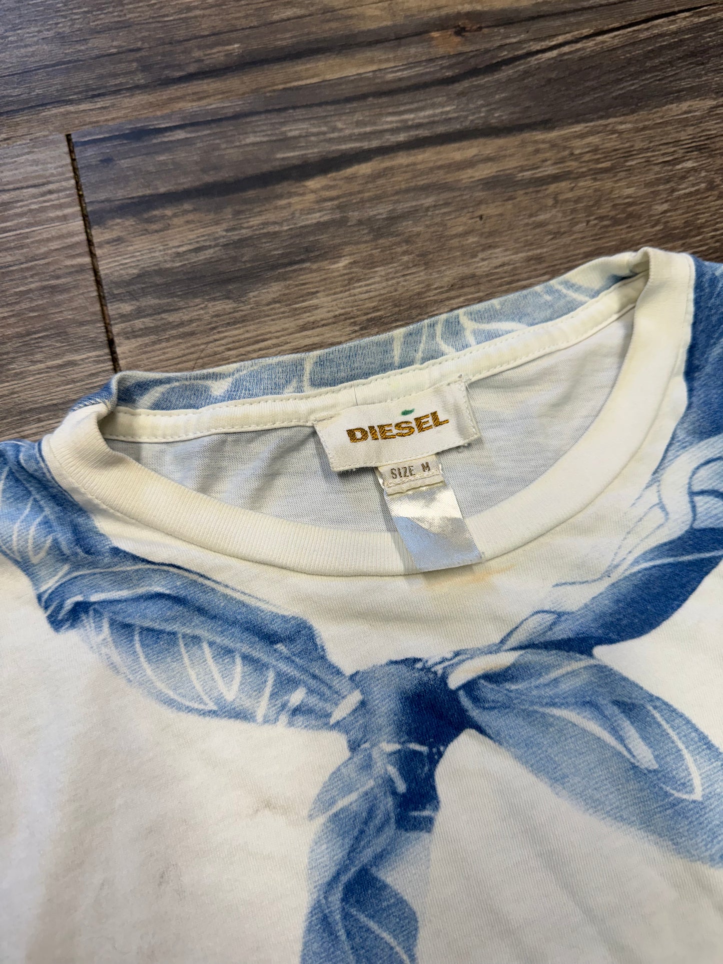 00’s DIESEL SUSPENDER BANDANA TEE (M)
