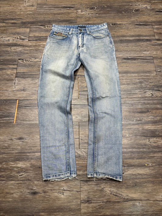 DOLCE & GABBANA 00’s LIGHTWASH SLIMFIT DENIM JEANS (31)