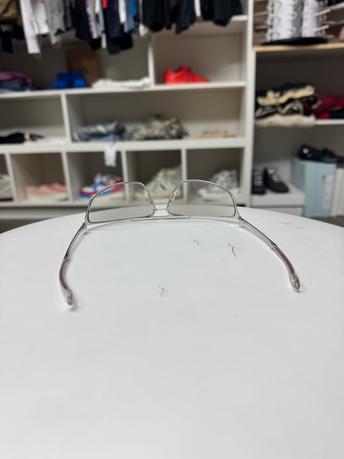 CHRISTIAN DIOR FRAMED AVIATOR GLASSES (OS)