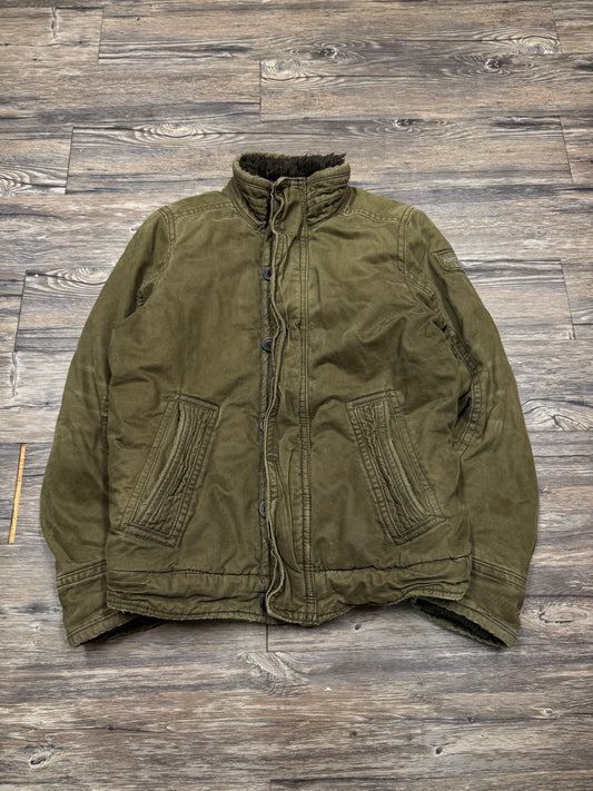 ABERCROMBIE & FITCH FLEECE LINING ADIRONDACK JACKET (M)