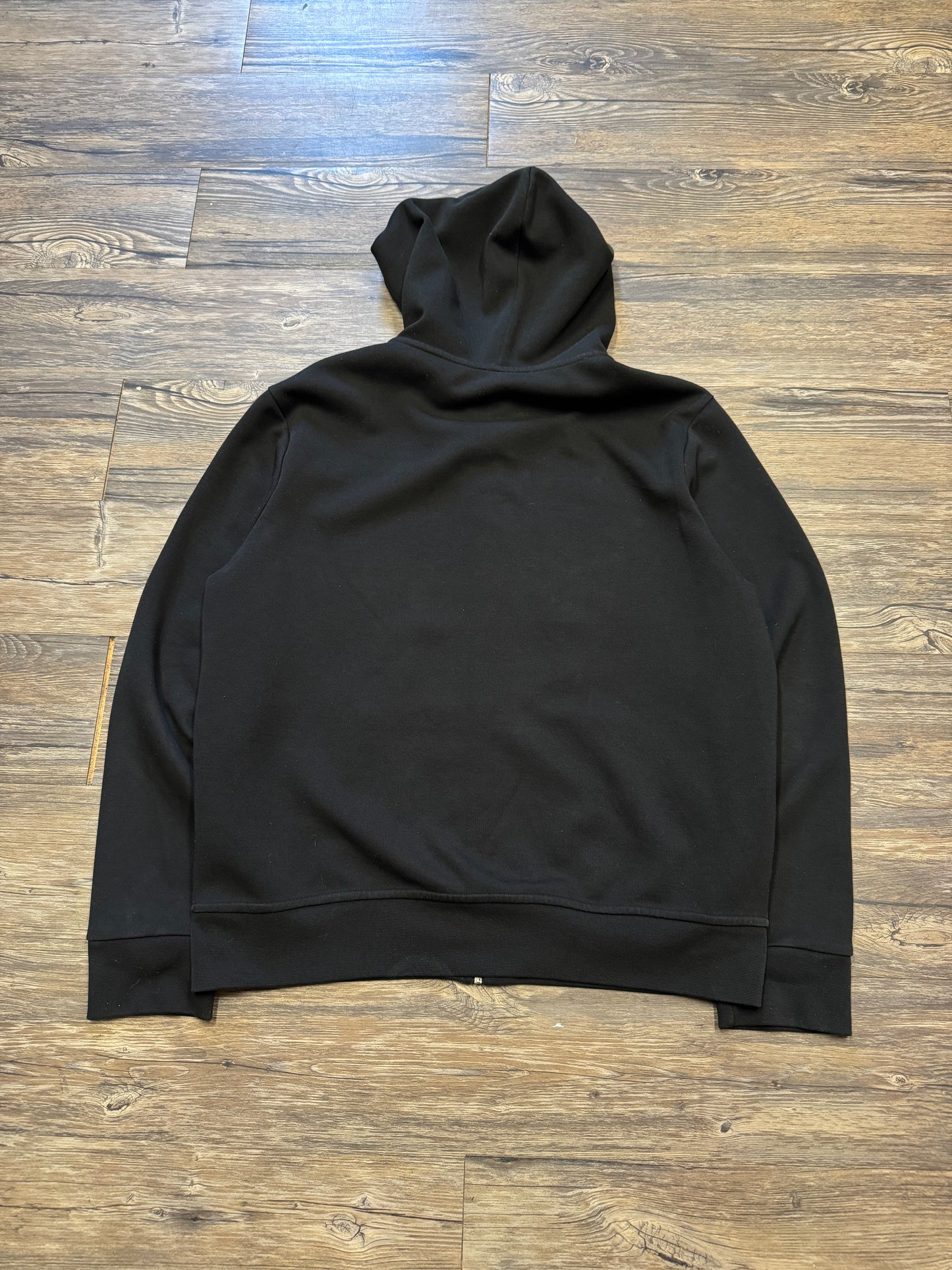 POLO RALPH LAUREN DOUBLE KNIT ZIP-UP HOODIE (L)