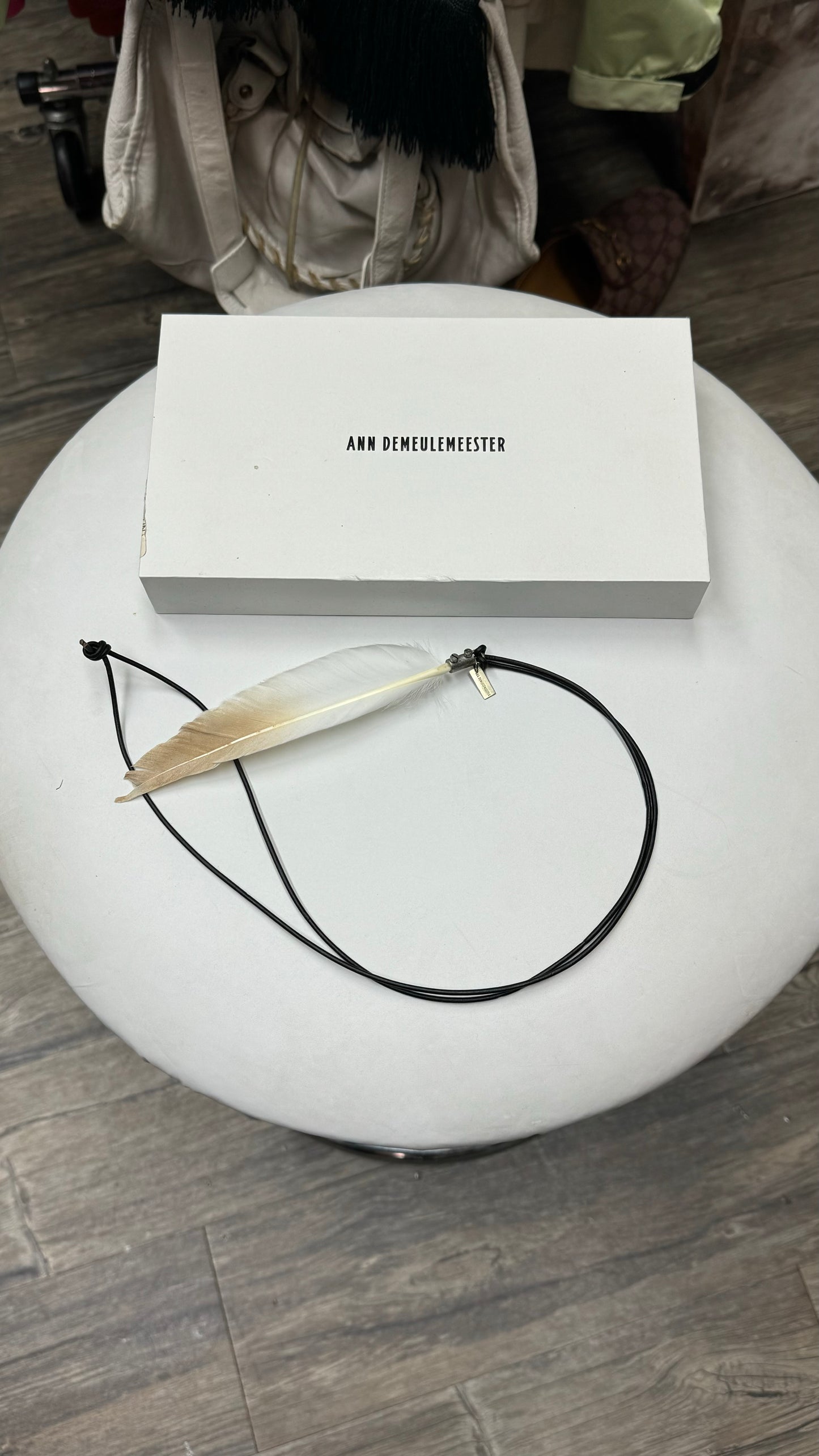 Ann Demeulemester Feather Necklace