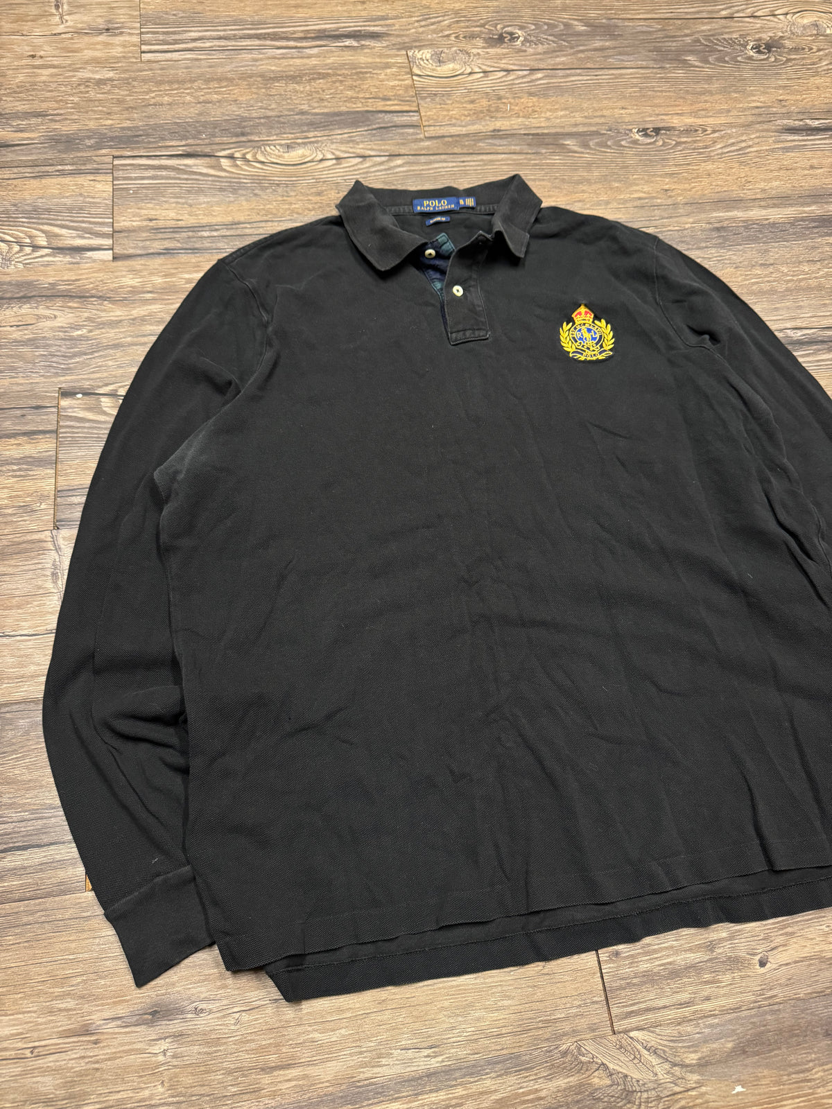 POLO RALPH LAUREN CREST LONG SLEEVE RUGBY (XL)