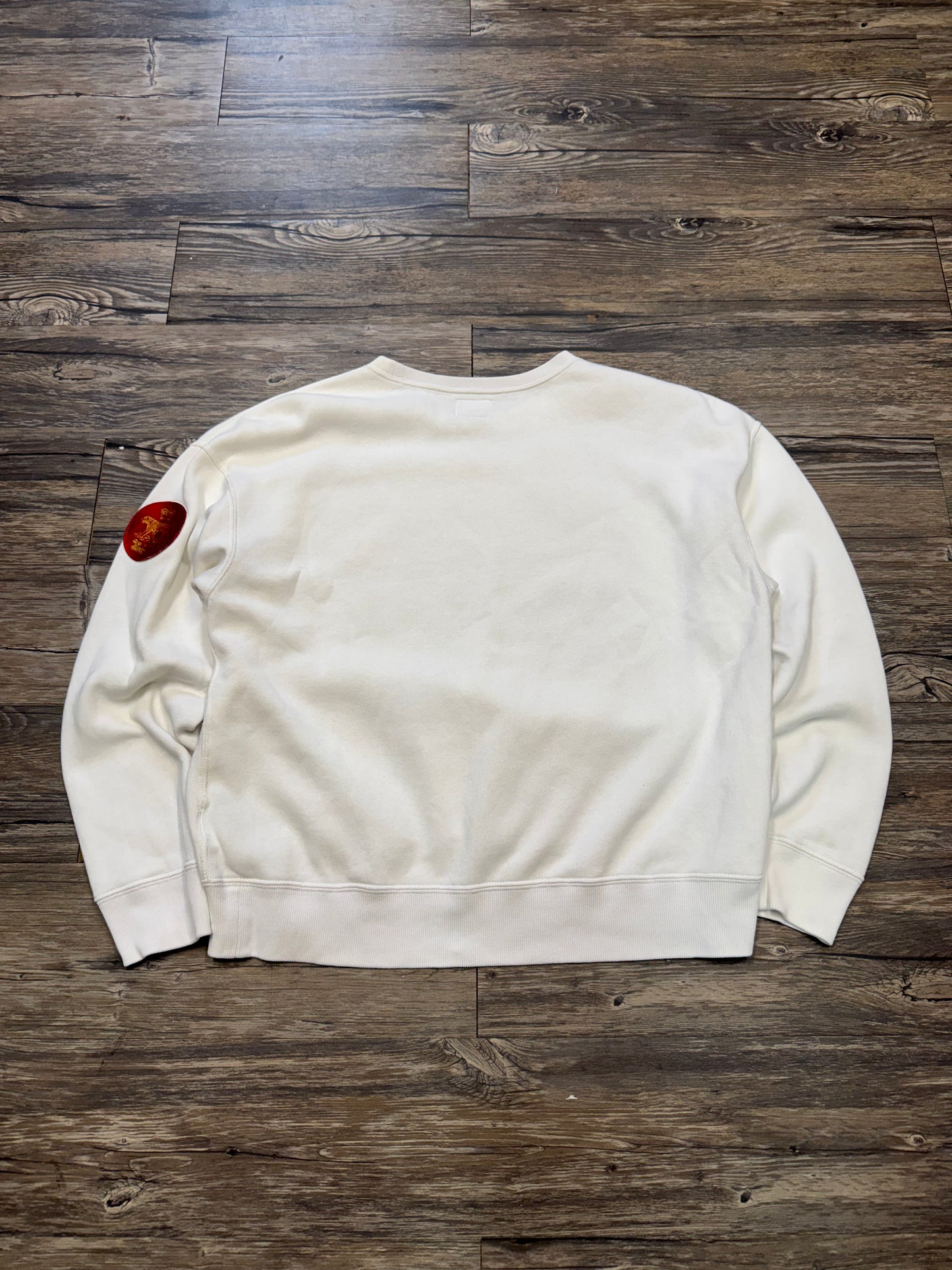POLO RALPH LAUREN EURO EXCLUSIVE HAND STENCILED CREST CREWNECK (L)