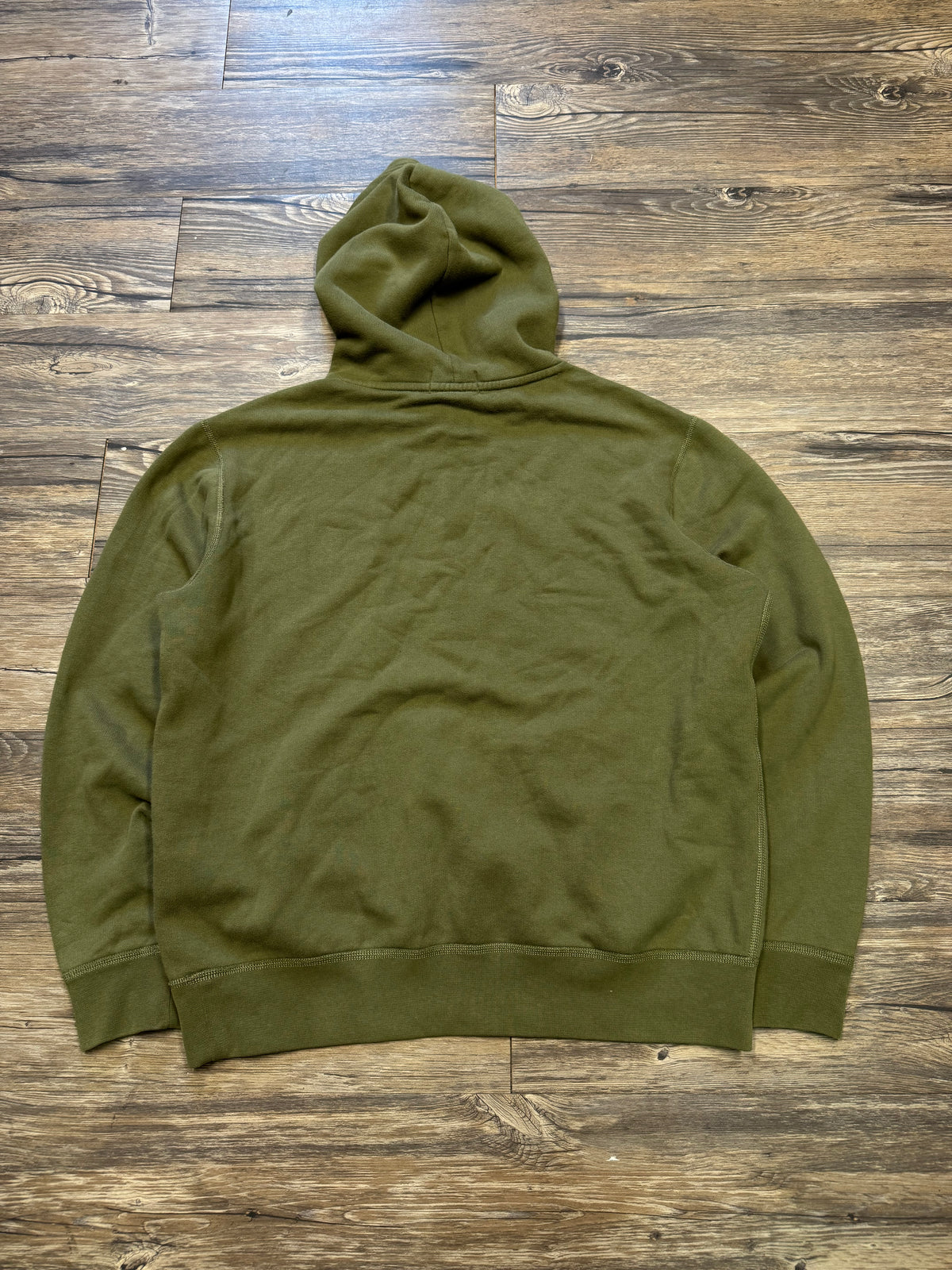 POLO RALPH LAUREN MILITARY GREEN HOODIE (L)
