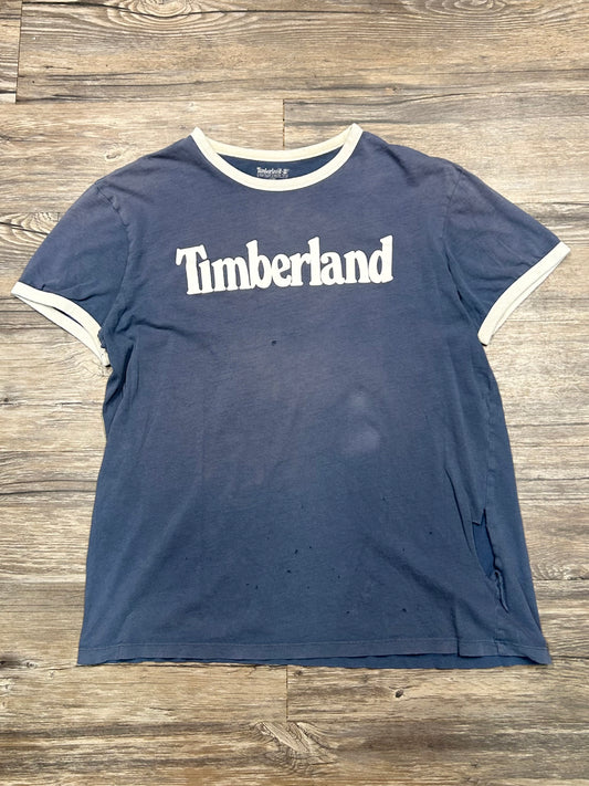 2000’s TIMBERLAND SUN FADED HEAVY DISTRESSED T-SHIRT