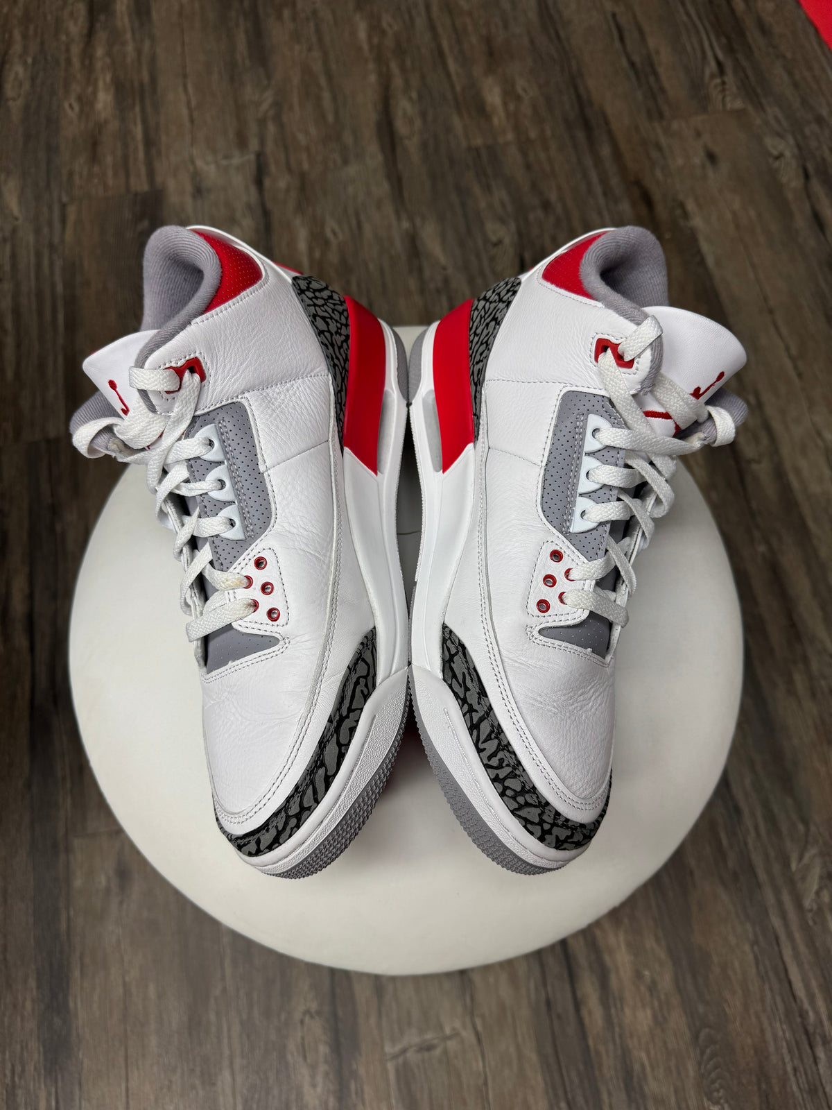 NIKE AIR JORDAN 3 RETRO ‘FIRE RED’ (10.5)