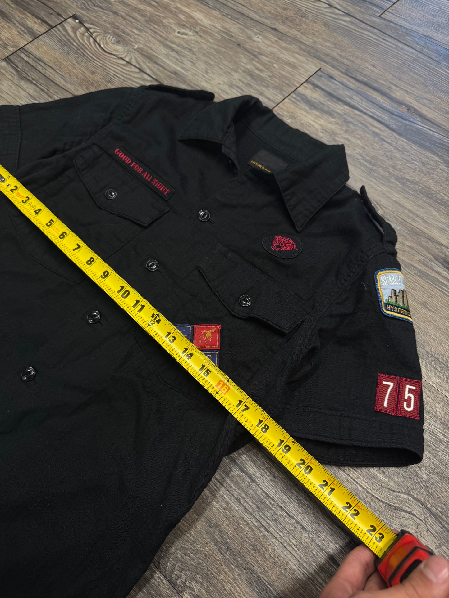 HYSTERIC GLAMOUR UNIFORM BUTTON-UP (M)