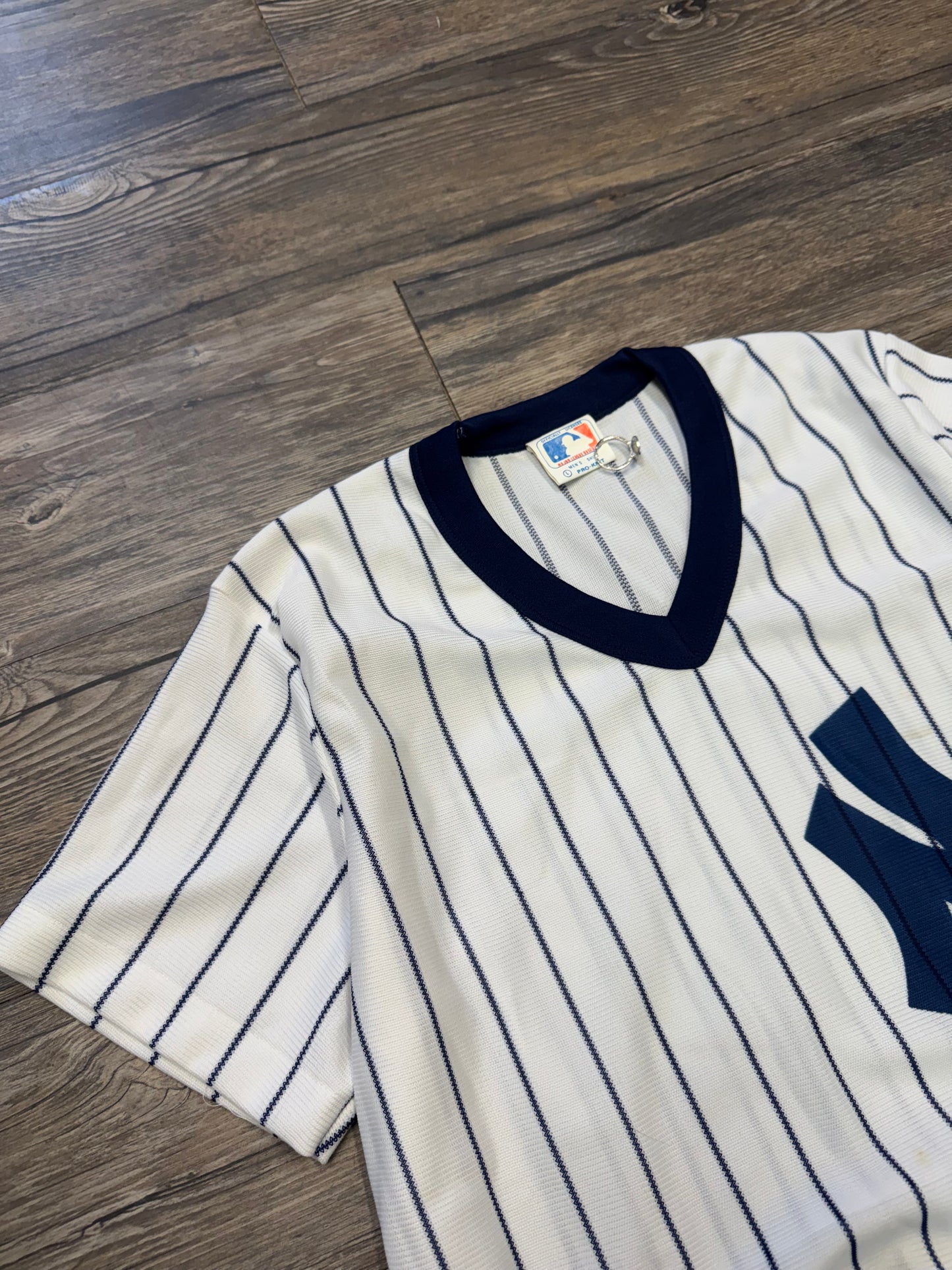 YANKEE 80’s PIN STRIPE MESH TEE (M)