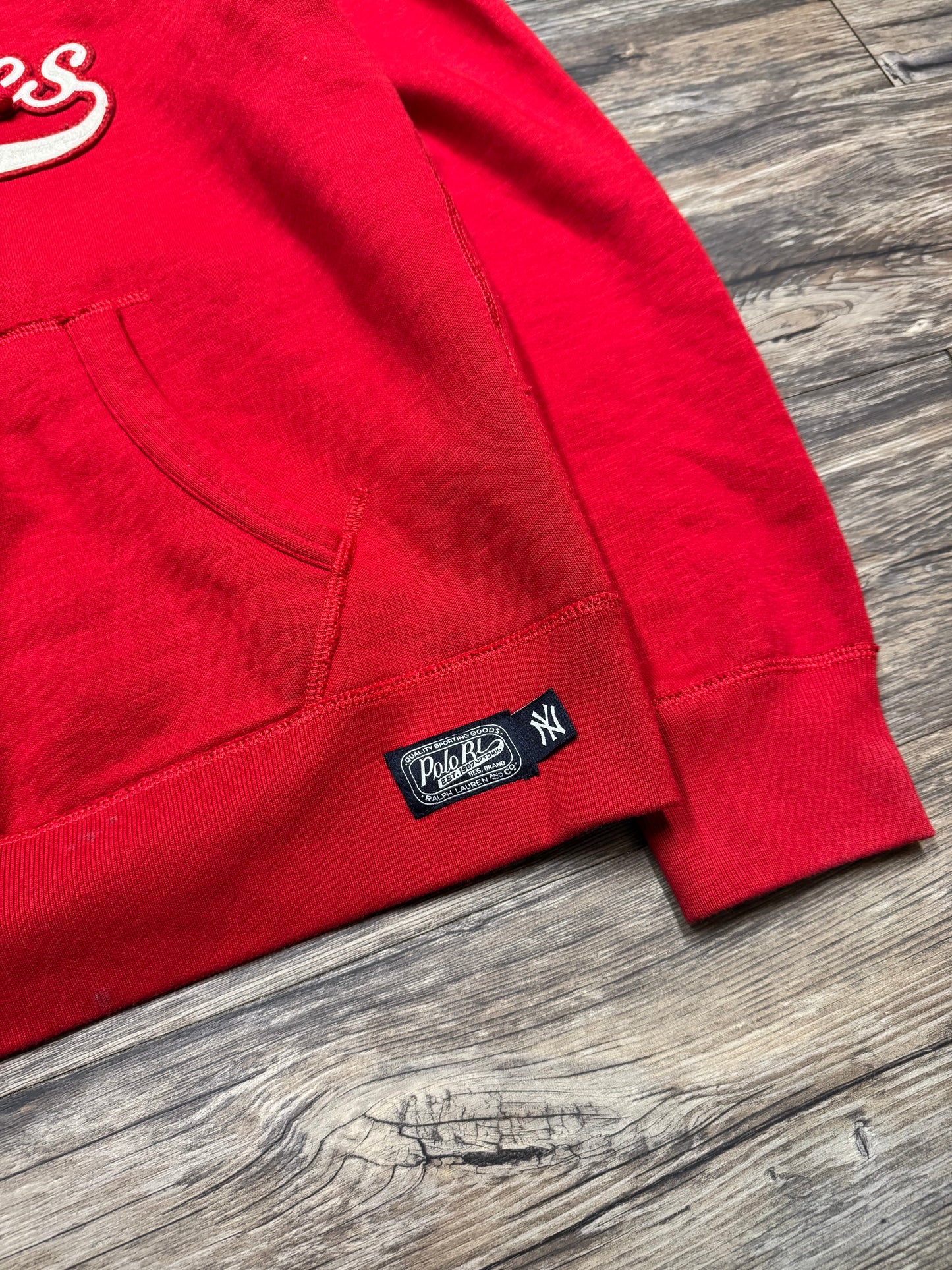 RALPH LAUREN YANKEE PULLOVER HOODIE (S)