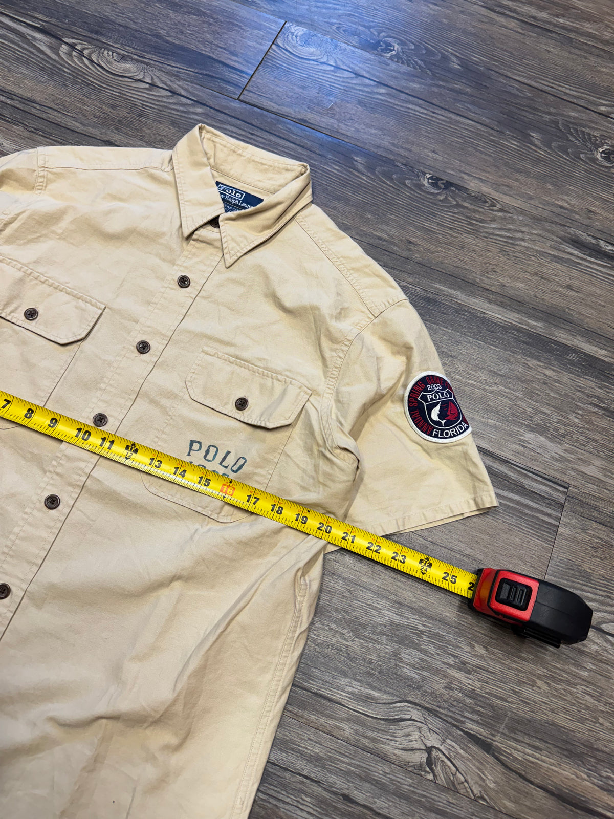 POLO RALPH LAUREN 2003 SHARK BUTTON UP SHIRT (M)
