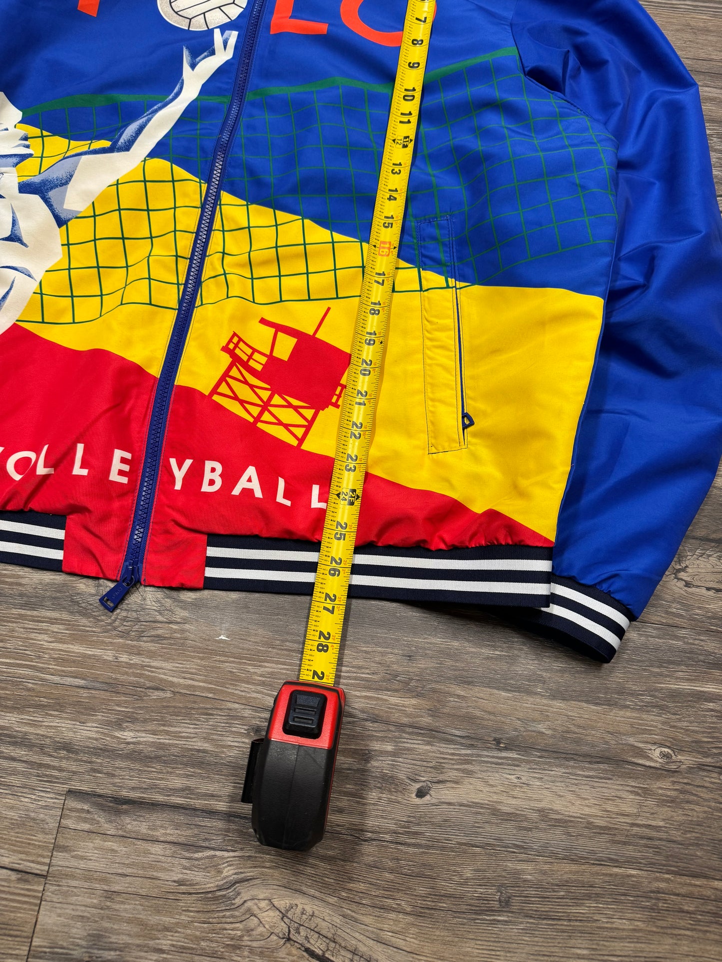 POLO RALPH LAUREN VOLLEY HOODED JACKET (L)