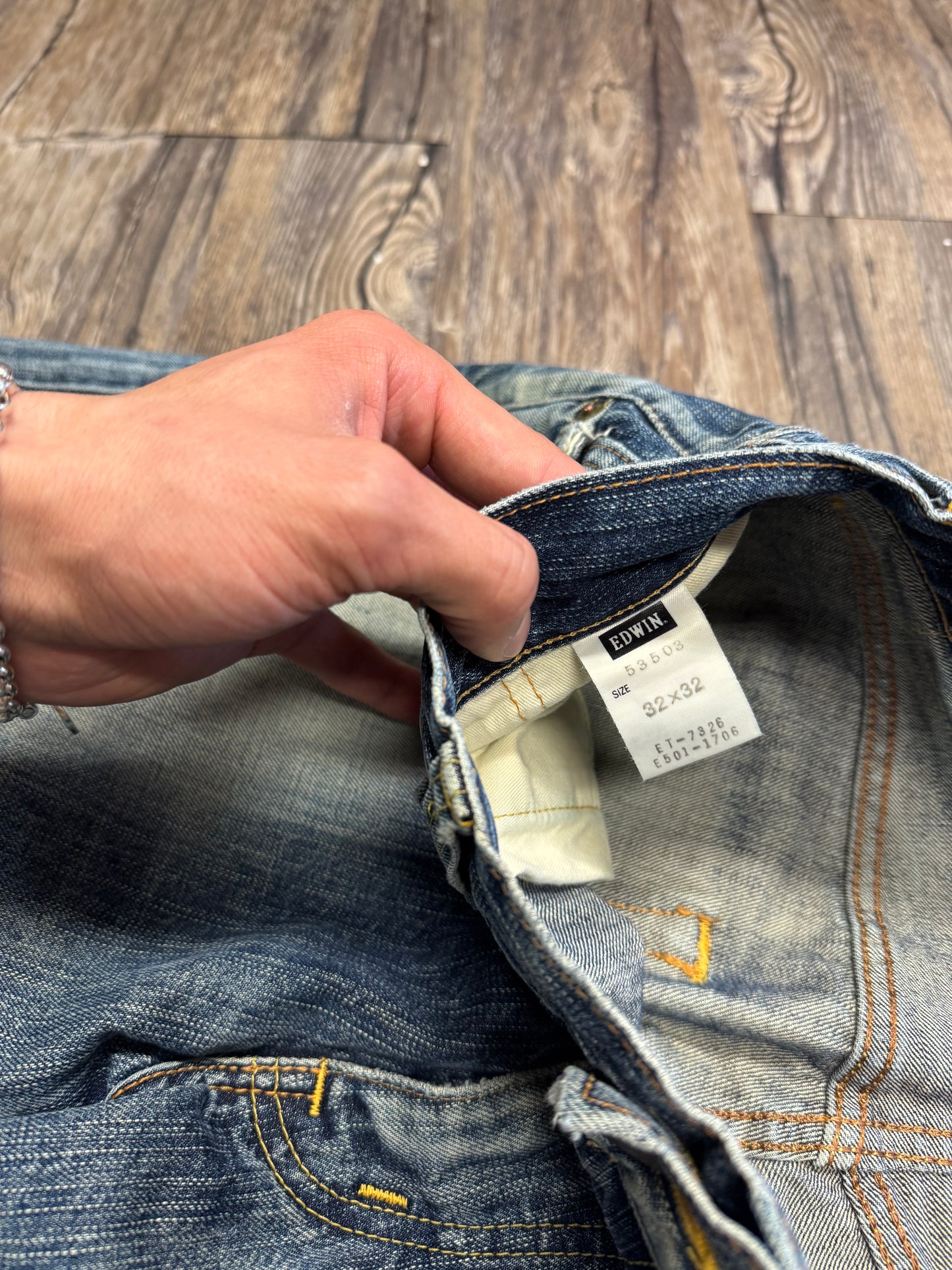 VINTAGE EDWIN JAPANESE DENIM JEANS (32)