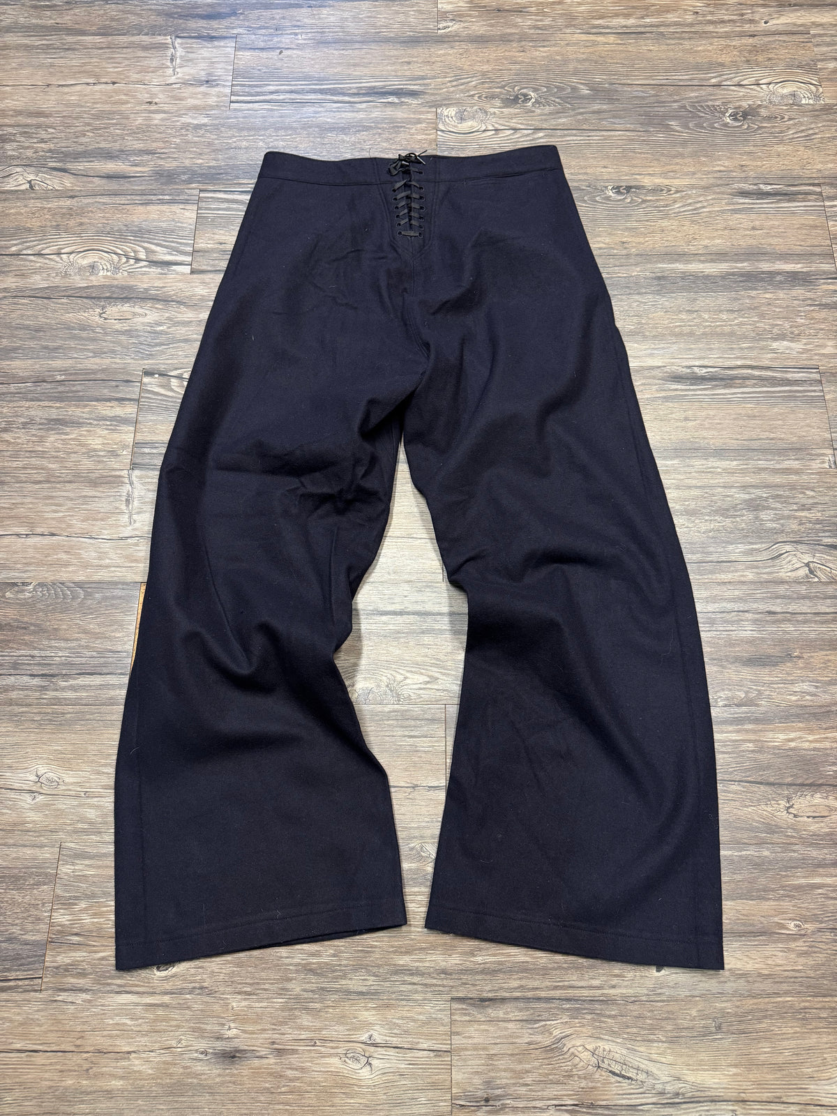90’s VTG WOOL USN DARK BLUE SAILOR PANTS (33)