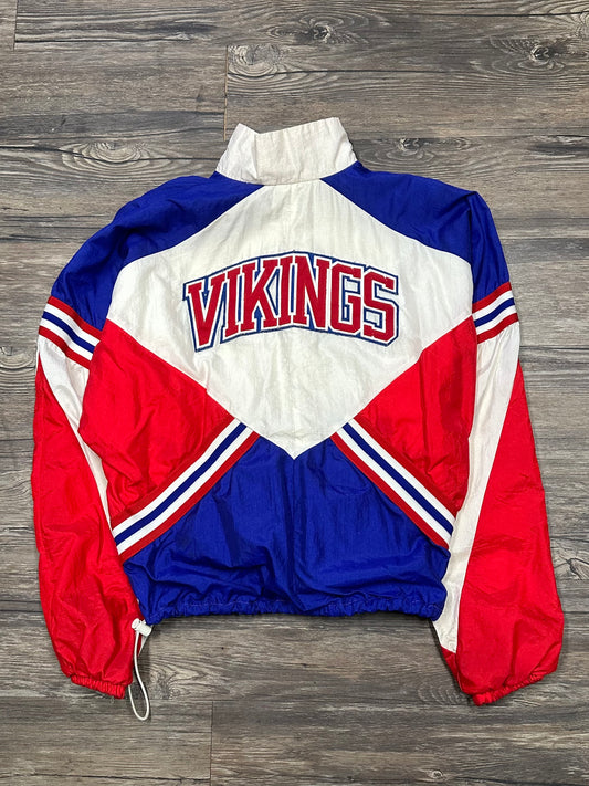 90’s VIKINGS WINDBREAKER JACKET (SMALL)