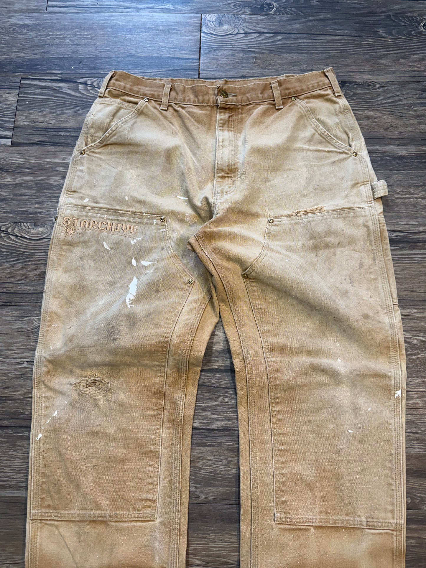 STARCHIVE CARHARTT TAN DOUBLE KNEES (36)