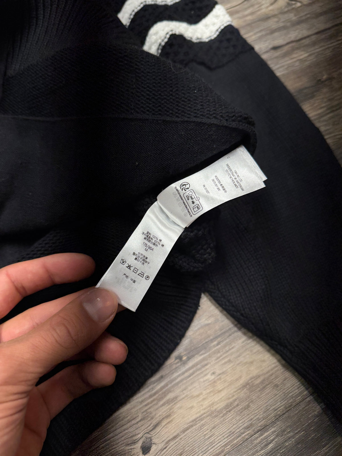 SUPREME SS/25 SPORT CROCHET ZIP-UP HOODIE (M)