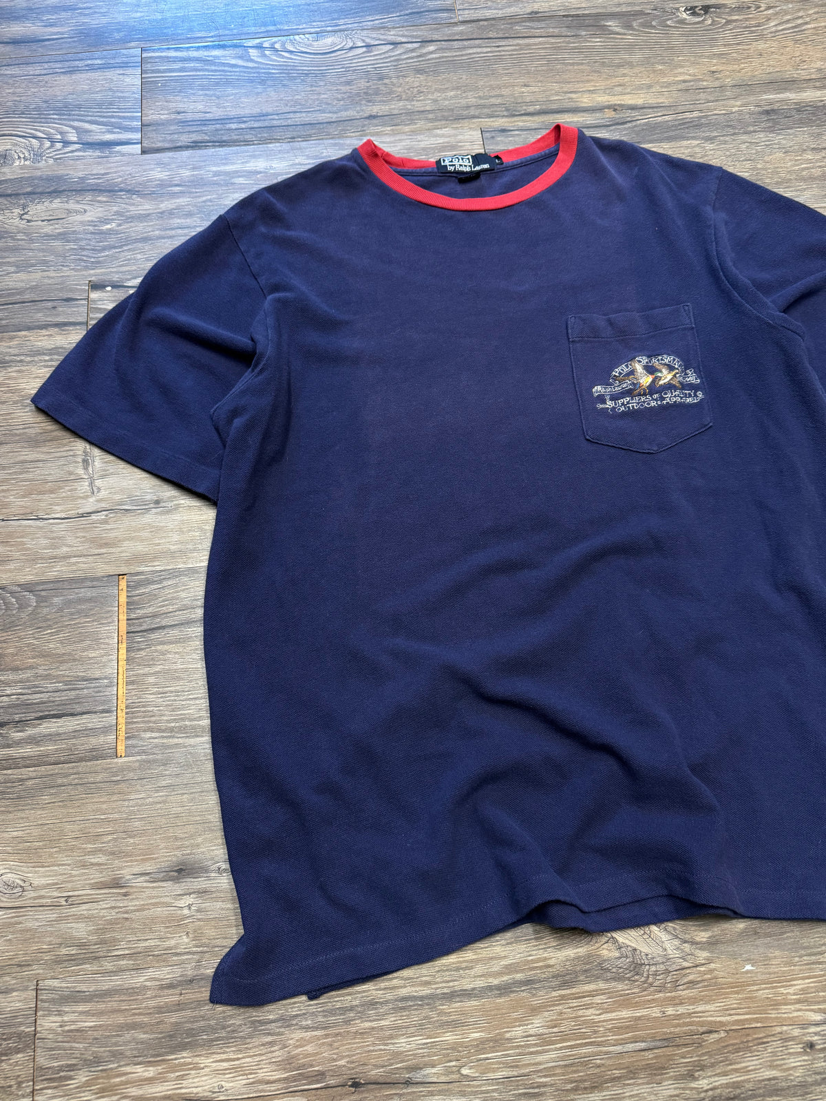 POLO RALPH LAUREN SPORTSMAN POCKET T-SHIRT (L)