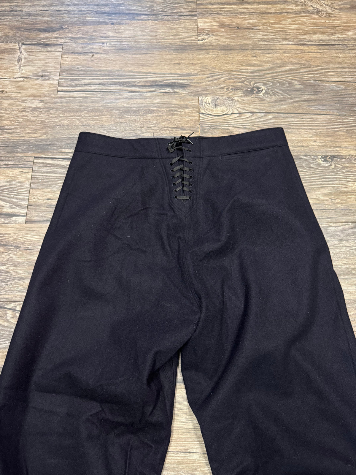 90’s VTG WOOL USN DARK BLUE SAILOR PANTS (33)
