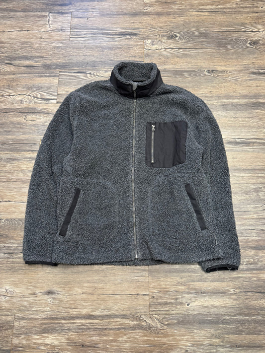 WOOLRICH MEDIUM PILE GRAY FLEECE (L)