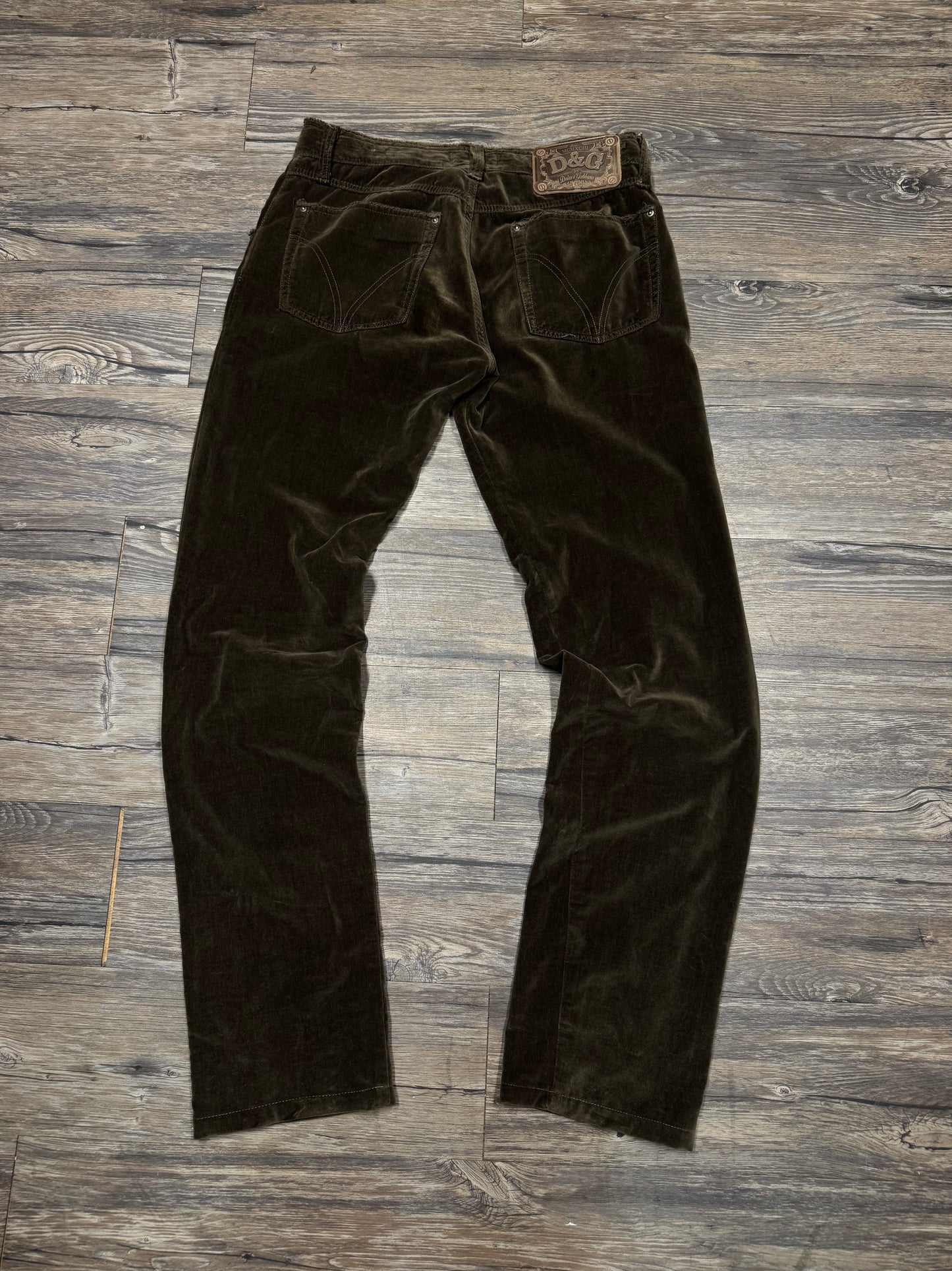 DOLCE AND GABBANA CORDUROY PANTS (32)