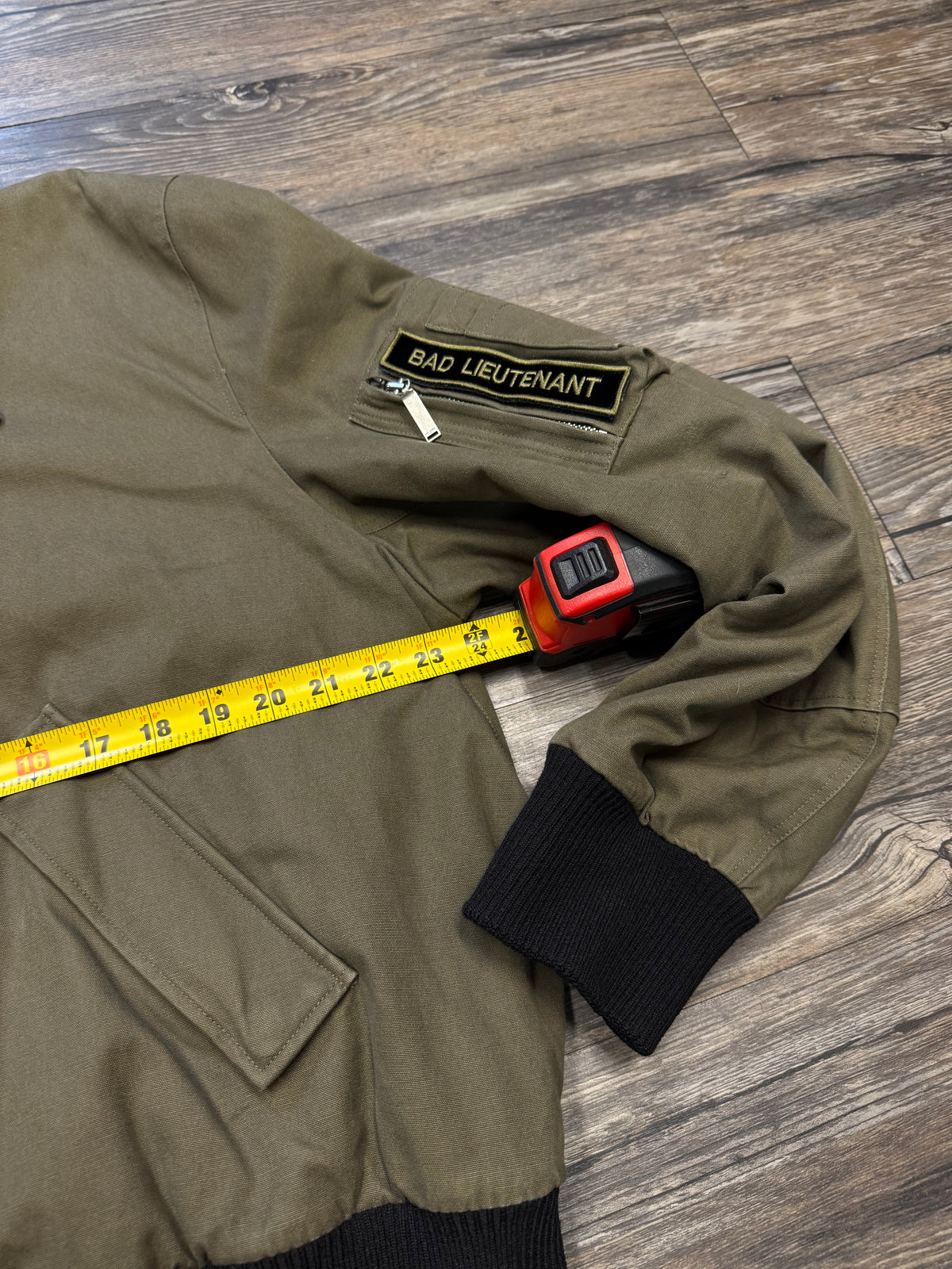 SAINT LAURENT FAUX FUR ‘BAD LIEUTENANT’ BOMBER JACKET (L)