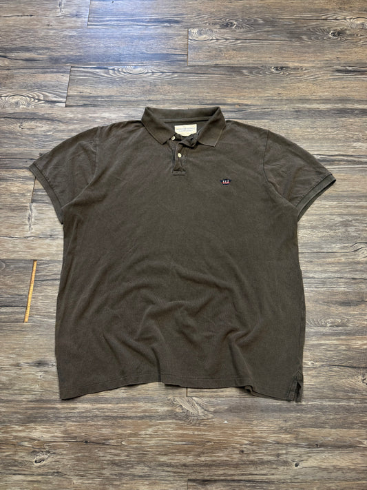 POLO RALPH LAUREN DENIM & SUPPLY DISTRESSED AMERICAN FLAG POLO (XXL)