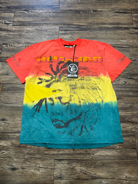 HELLSTAR RASTA GRAPHIC TEE (L)