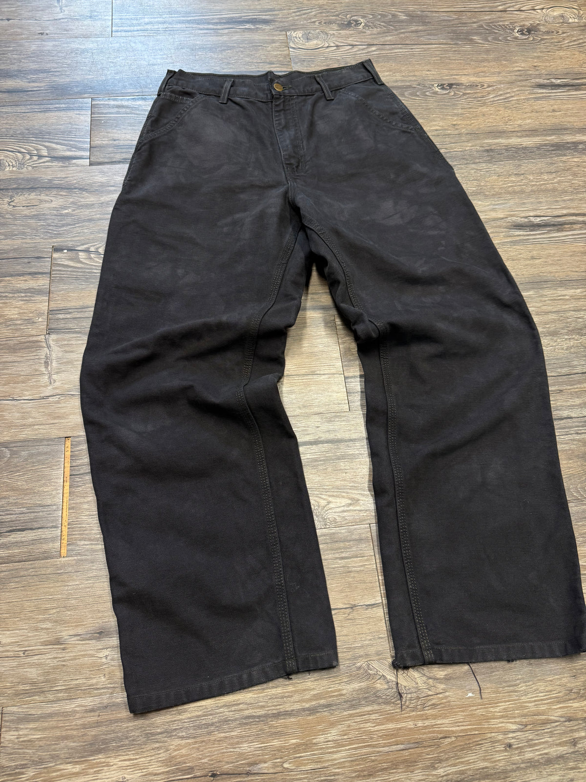 CARHARTT Y2K BAGGY FADED CARPENTER PANTS (30x32)