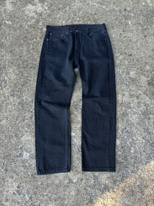 LEVI 505 BLACK JEANS (34x30)