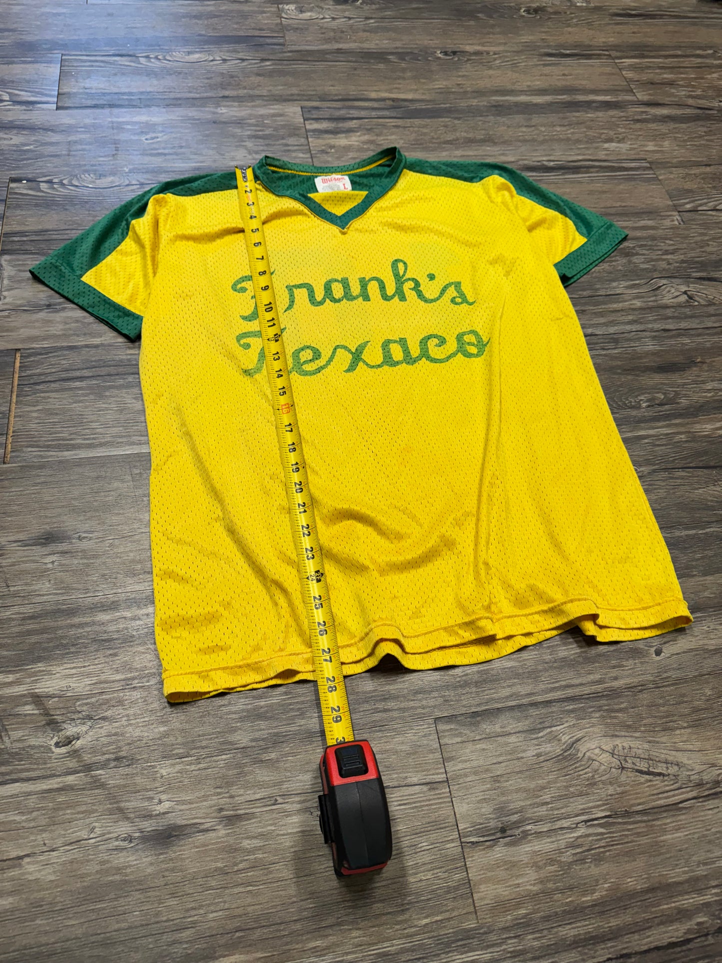 80’s FRANKS TEXACO WILSON JERSEY SHIRT (L)