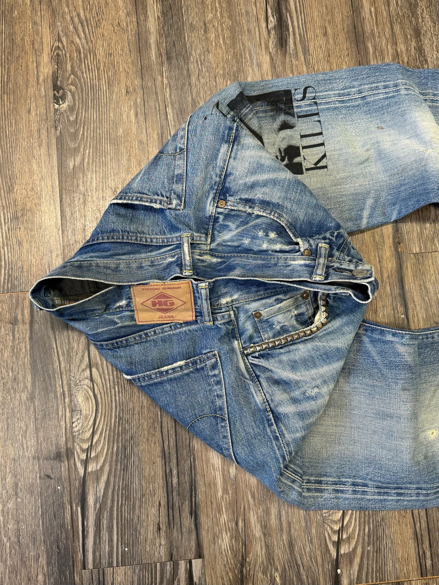 HYSTERIC GLAMOUR SMOKING KILLS JEANS (32)