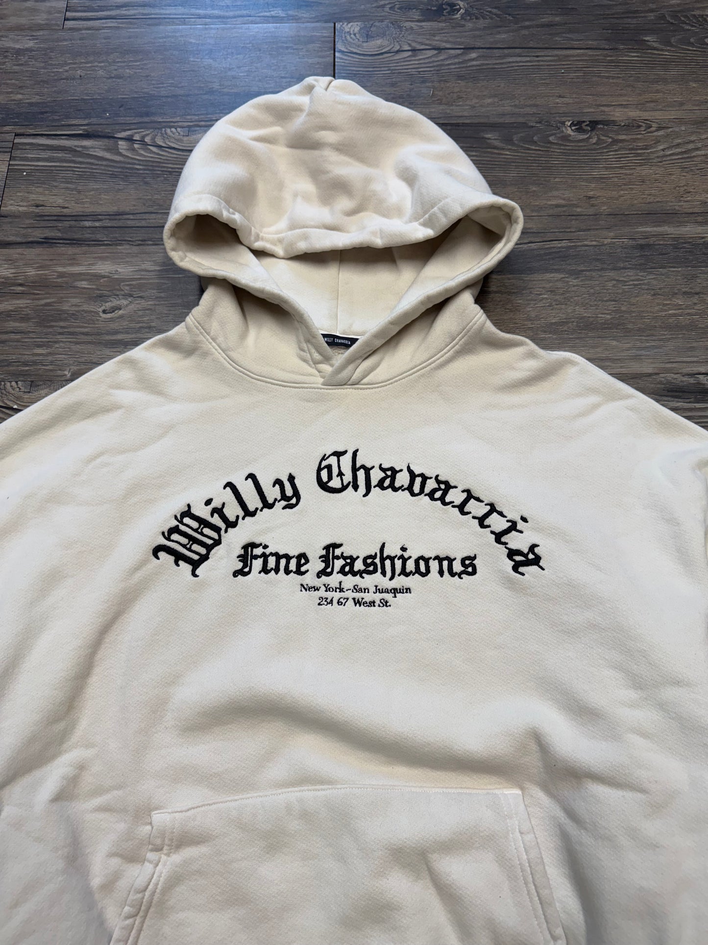 WILLY CHAVARRIA OVERSIZED BOXY HOODED SWEATSHIRT (XL)