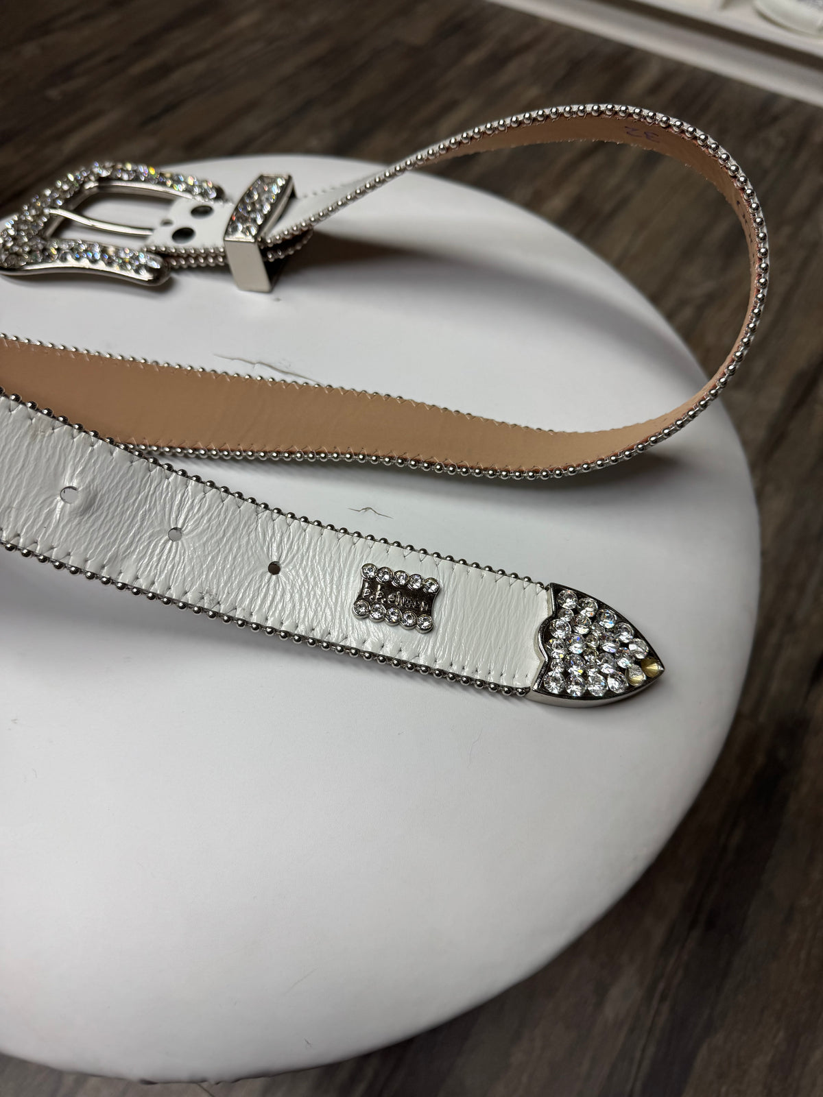 B.B SIMON CLASSIC RHINESTONE BELT (OS)