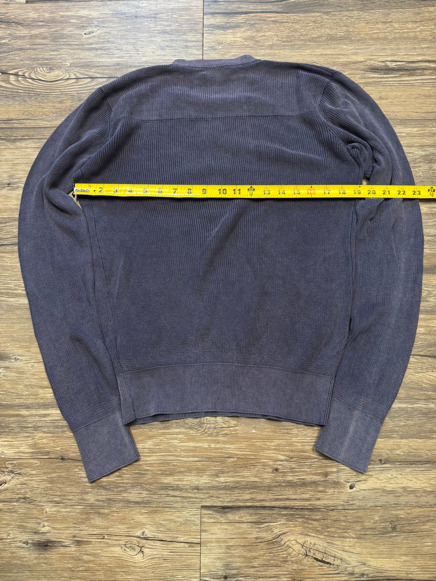 BURBERRY RIBBED HENLEY LONGSLEEVE (S)