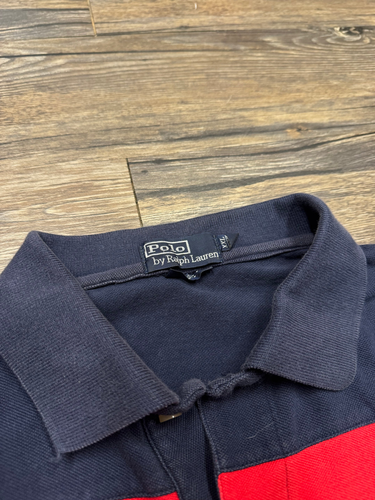 POLO RALPH LAUREN STRIPED SMALL PONY POLO SHIRT (XXL)