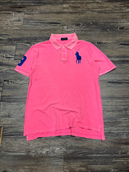 POLO RALPH LAUREN
BIG PONY PINK POLO (M)
