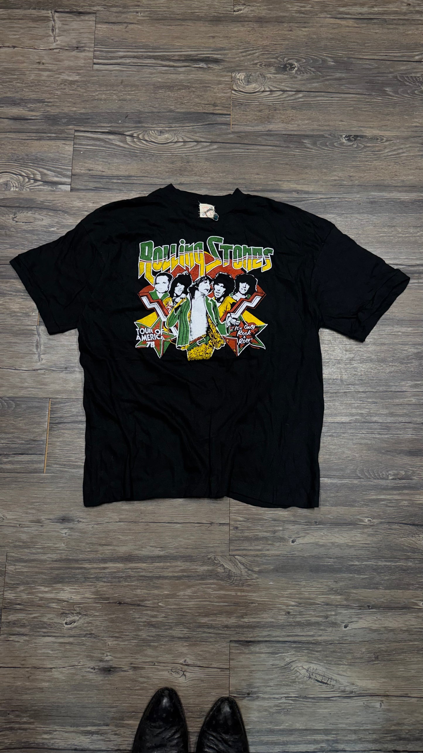 1970'S ROLLING STONES TOUR TEE (L)