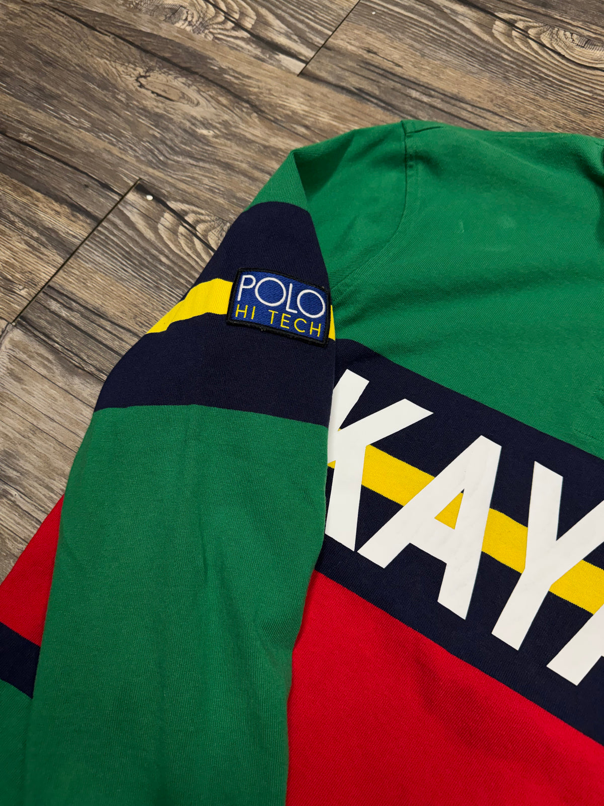 POLO RALPH LAUREN HI-TECH KAYAK RUGBY POLO (L)