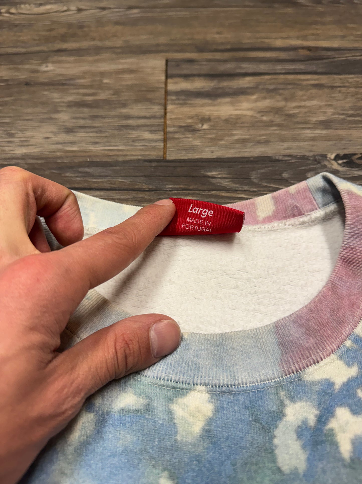 SUPREME SS21 PAINTED CREWNECK (L)