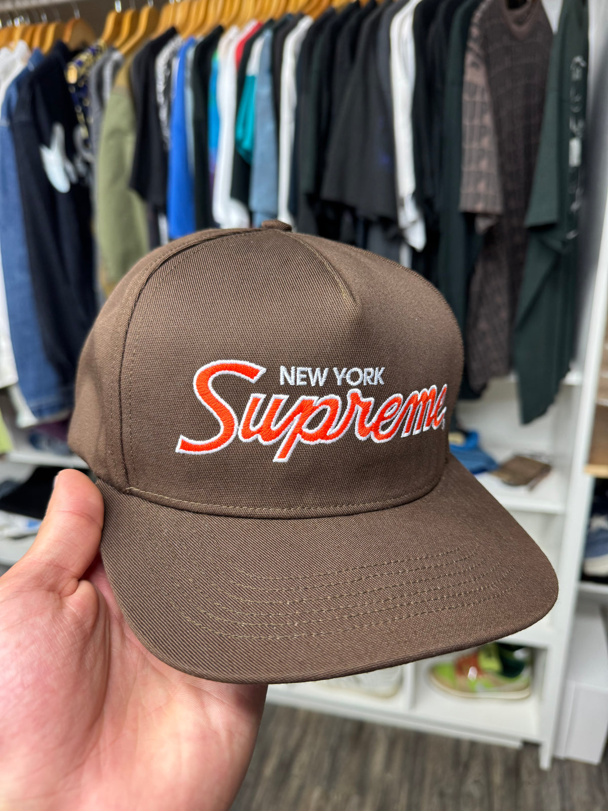 SUPREME CLASSIC 5-PANEL NY SNAP BACK (OS)