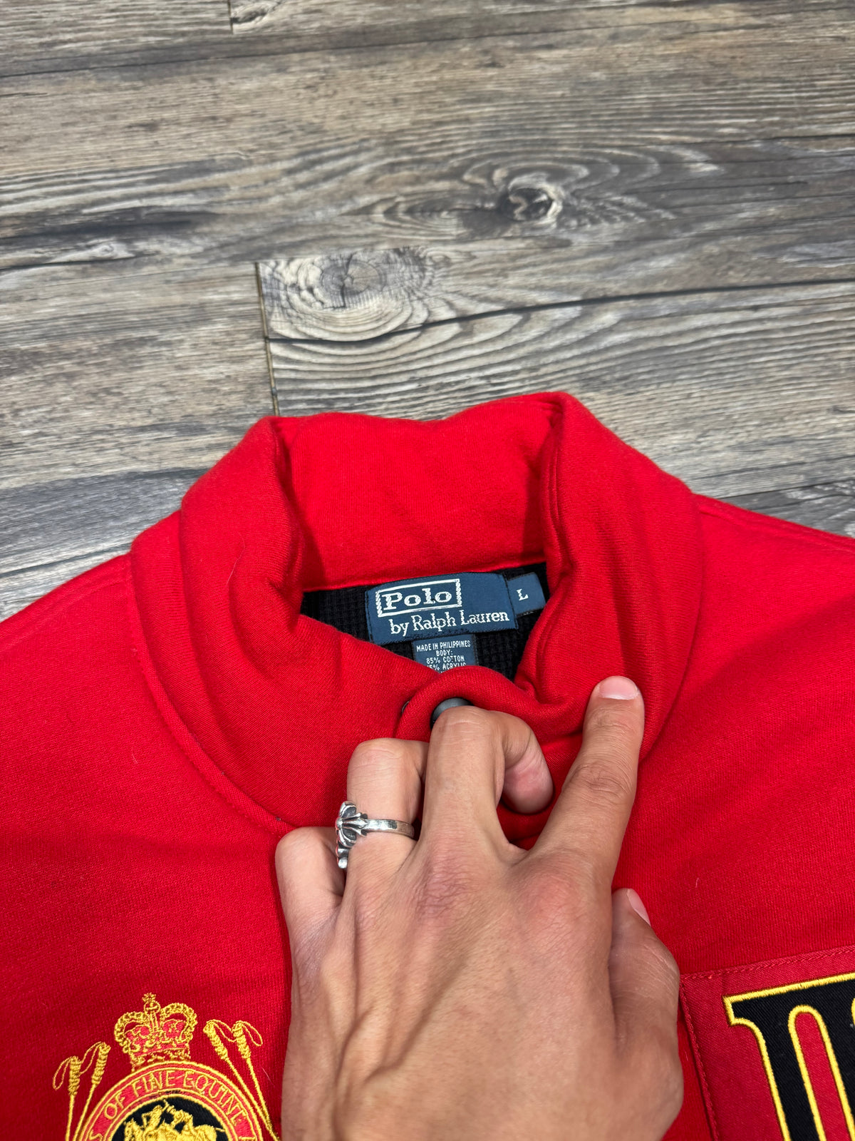 POLO RALPH LAUREN ITALIA PUFFER VEST (L)